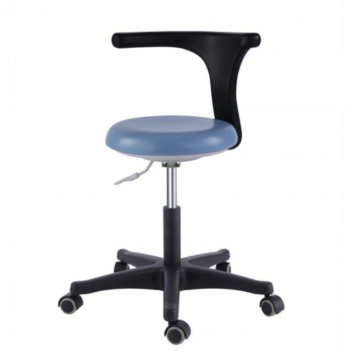 Dental Medical Office Stools Assistant's Stool Adjustable Nurse Chair PU Leather
