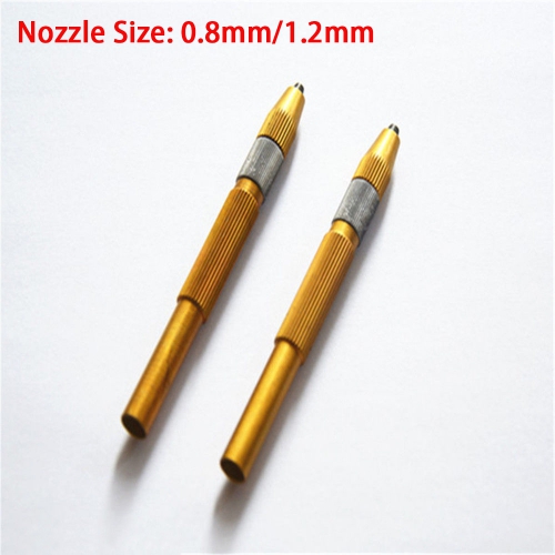 2Pcs Domestic Sandblasting Pen For Dental Lab Equipment Sandblaster 0.8mm/1.2mm