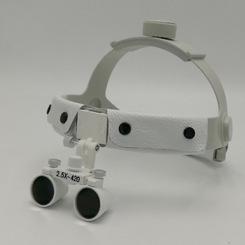 Dental 2.5X420mm Surgical Medical Binocular Headband Loupes DY-107