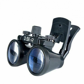 2.5X/3.5X-420mm Clip-On Dental Optical Glass Surgical Binocular Loupe Magnifier