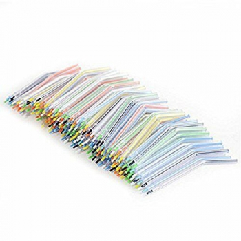 100 Pcs Dental Disposable Spray Nozzles Tips Triple For 3-Way Air Water Syringe