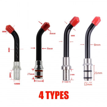 5 Types Universal Dental Optical Fiber Guide Rod Tips For LED Lamp Curing Light