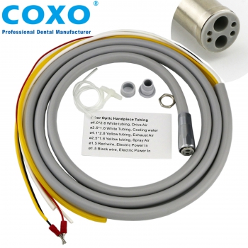 COXO Dental Fiber Optic Turbine Handpiece Tubing 6 Hole For NSK KAVO