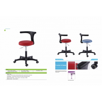 Dental Medical Office Stools Nurse Chair Dentla Assistant Stool With Armrest