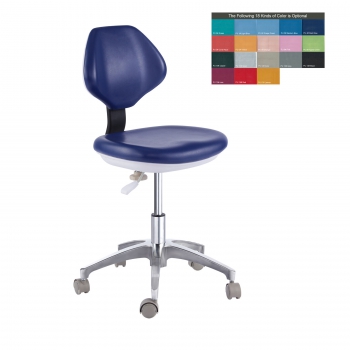 PU Leather Medical Dental Dentist's Chair Doctor's Stool Mobile Chair QY90G