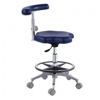 Dental Saddle Stool Dental Assistant Saddle Chair QY-D-MA1-FU-G With Adjustable Back