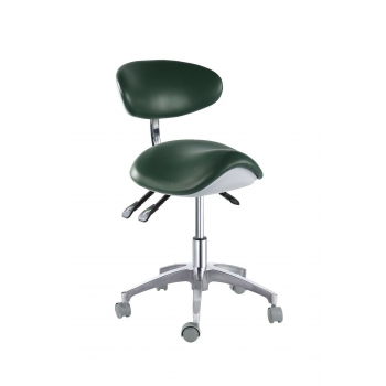 Dental Operator Saddle Chair PU Leather Medical Dentist Doctors Stool QY-MA1-S Back Adjustable
