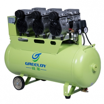 Greeloy GA-63 Ultra Quiet 2.5HP 90L Dental Air Compressor with Check Valve