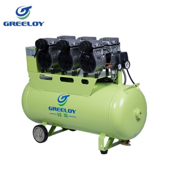 Greeloy GA-63 Ultra Quiet 2.5HP 90L Dental Air Compressor with Check Valve