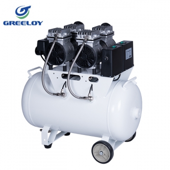 Greeloy® GA-82 Dental Oilless Air Compressor Double Motor