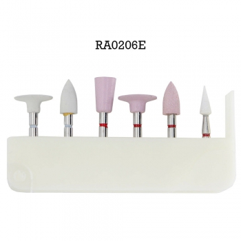 6 Pcs/Kit Dental High Gloss Polishing Kit RA0206E For Porcelain Teeth