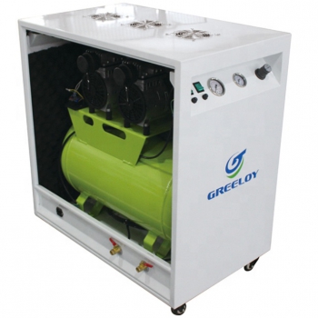 Greeloy® GA-82X Dental Oilless Air Compressor With Silent Cabinet