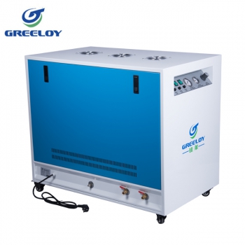 Greeloy® GA-83X Dental Oilless Air Compressor with Silent Cabinet