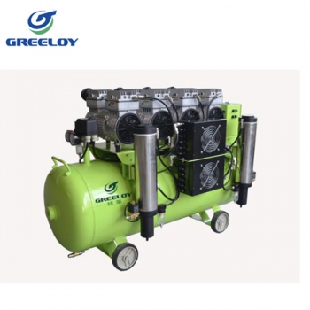 Greeloy® GA-84Y Dental Oilless Air Compressor with Silent Cabinet