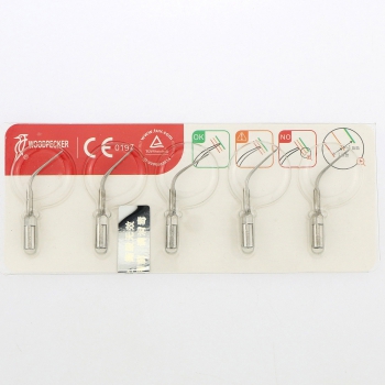 5Pcs Woodpecker P3 Dental Scaler Scaling Perio Tips Fit EMS MECTRON Ultrasonic Scaler