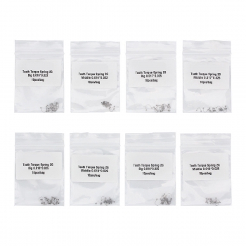 10 Packs Dental Orthodontic Big Middle S Anterior Teeth Torque Rectangular Spring