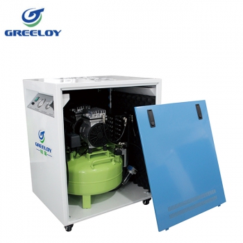 Greeloy® GA-61XY Oil Free Air Compressor With Drier and Silent Cabinet