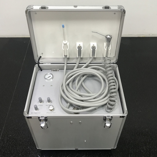 Best® BD402A Portable Dental Turbine Unit(Air Compressor+Suction System+Triplex Syringe)