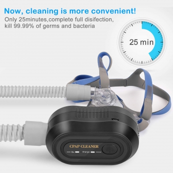 CPAP Cleaner & Sanitizer, CPAP Cleaning Supplies - Portable Mini CPAP Cleaner Disinfector