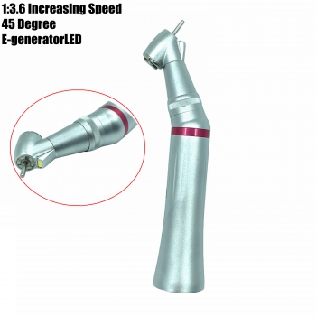 Tealth CH1020 1:3.6 Increasing 45 Degree Surgical LED Egenerator Contra Angle Handpiece