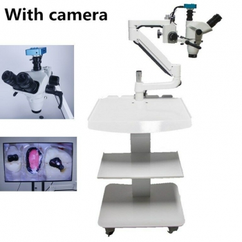 Trolley Type 5W Dental Root Canal Therapy Operating Microscope Loups with Camera