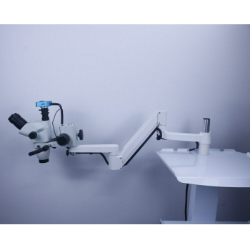 Trolley Type 5W Dental Root Canal Therapy Operating Microscope Loups with Camera