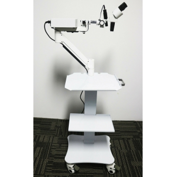 Dental Surgical Operating Microscope with 5W LED Light＆Trolley Cart Unit for ENT