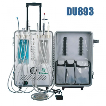 Dynamic® DU893 Portable Dental Unit With Air Compressor Ultrasonic Scaler LED Cu...