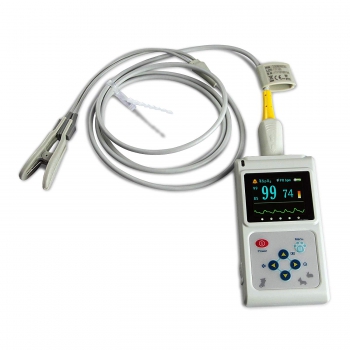 CONTEC CMS60D-VET Veterinary Pulse Oximeter Vet SPO2 Pulse Rate Monitor Ear/Tongue SPO2 Sensor