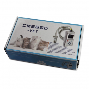 CONTEC CMS60D-VET Veterinary Pulse Oximeter Vet SPO2 Pulse Rate Monitor Ear/Tongue SPO2 Sensor