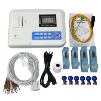 CONTEC ECG100G Digital 1-channel 12-lead Electrocardiograph ECG/EKG Machine