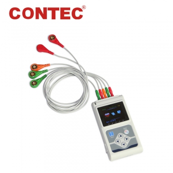 TLC9803 CONTEC 3-Lead ECG Holter 24 hour Monitor Recorder Sync Software Analyzer