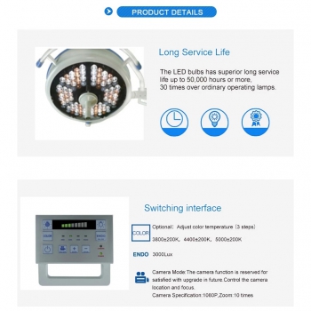 HFMED ZF700/500 LED Operation Illuminating Lamps Surgical Lamps