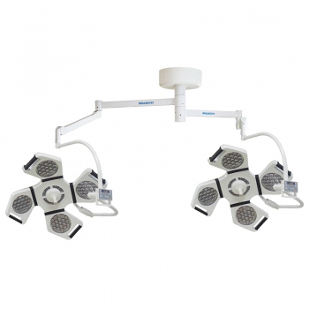 HFMED YD02-LED4+4 LED Shadowless Operating Lamp Dental Surgical Light Lamp Ceiling Mounted