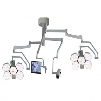 HFMED SY02-LED5+5-TV Medical Operating Theatre Light Shadowless Lamp Ceiling Mounted