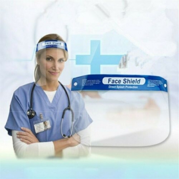 10Pcs High-definition Transparent Anti-Saliva Windproof Dustproof Hat Full Face Protective Cap Anti-Fog Face Shield