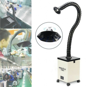 MENGLTD MS80 Portable Welding Fume Extractor Flexible Head Solder Smoke Filter Absorber Single head