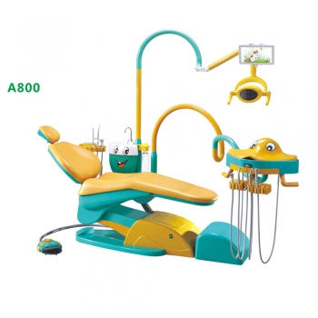 Cartoon Design Pediatric Dental Chair Children Dental Unit with Cartoon Fish Operating Unit A800