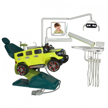 Lovely Car Design Pediatric Dental Chair Dental Chair Unit for Kids CE Approved Q1