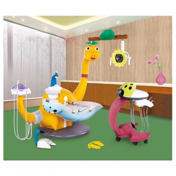 Lovely Pediatric Dental Chair Dinosaur Children Dental Unit CE Approved BS-AYC5