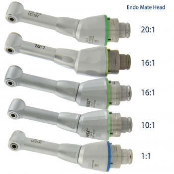 WBX Dental 1:1 10:1 16:1 20:1 Contra Angle Endo Head Handpiece Fit NSK Endo-Mate