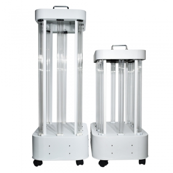 1000-1500W UVc Ozone Sterilizer Germicidal Lamp Professional UVC Light Sterilization Trolley