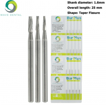 10Pcs FG Surgical Length 700 701 702 703 Burs Dental Friction Grip Taper Fissure Carbide Bur