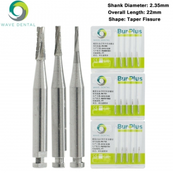 10Pcs RA 699 701 702 Burs Dental Latch-type Taper Fissure Carbide Bur