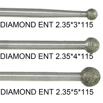 Dental Diamond ENT Cuting Burs Surgery Used With COXO CX235-2S1/2S2