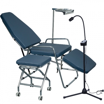 Greeloy GU-P101 Foldable Dental Chair + Greeloy GU-P102 Dental Folding Operating...