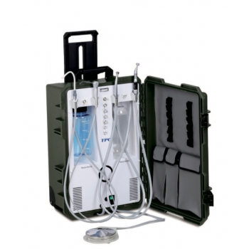 TPC PC2630 Portable Dental Delivery Unit with Air Compressor +3 Way Syringe