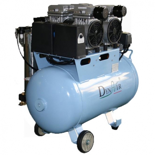 DYNAIR® DA5002D 50L Dental Silent Oil Free Air Compressor with Air Dryer