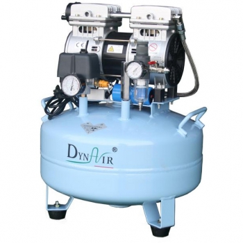 DYNAIR®DA5001 22L Dental Air Compressor Noiseless Oilless 115L/min