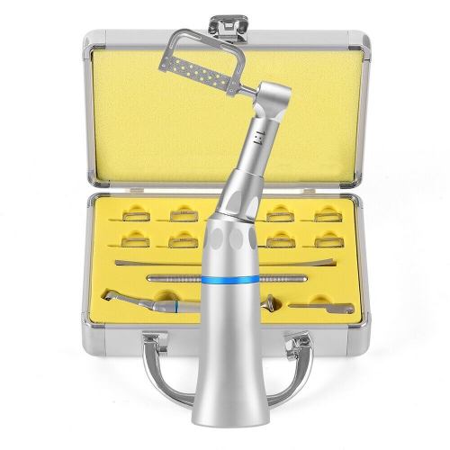 AZDENT Dental Contra Angle Handpiece – 4:1 Reduction For IPR Strips – Low Speed